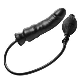 XR Brands - Renegade Inflatable Dildo - Black