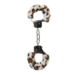 Furry Handcuffs - Leopard