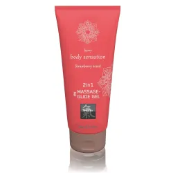 Massage- & Glide Gel 2 in 1 - Strawberry