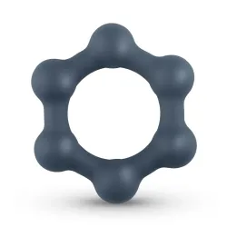 Boners Hexagon Cockring With Steel Balls