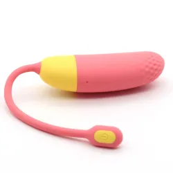 Magic Motion - Vini App-Controlled Vibrating Egg - Coral/Yellow
