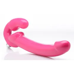 Revolver Vibrating Strapless Strap-On XXL - Pink