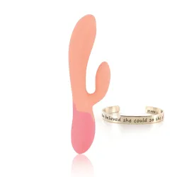 RS - Essentials - Xena Heating Rabbit Vibrator - Peach