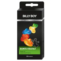 Billy Boy - Colorful variety - 12 Condoms