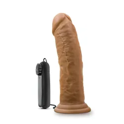 Dr. Skin - Dr. Joe Vibrator With Suction Cup 8'' - Mocha