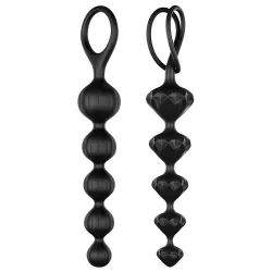 Satisfyer - Love Beads Soft Silicone Set - Black
