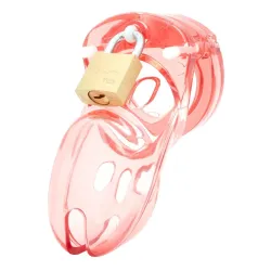 CB-3000 Chastity Cock Cage - Red - 37 mm