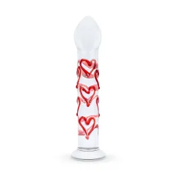 Gildo - Glass G-Spot/Prostate Dildo with Hearts No. 30