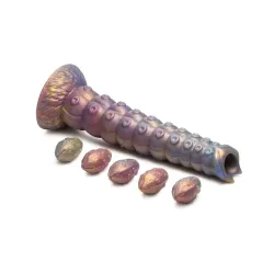 XR Brands - Deep Invader Tentacle Ovipositor Silicone Dildo with Eggs