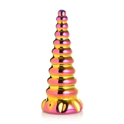 XR Brands - Twilight Rainbow Glass Dildo