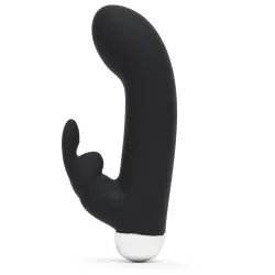 Fifty Shades of Grey - Greedy Girl Rechargeable Mini Rabbit Vibrator - Blac