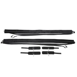 SPORTSHEETS – No Matter Where Bondage Restraint System – Black