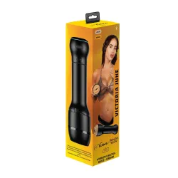 Kiiroo - PowerBlow & Feel Victoria June Mouth Masturbator Combo - Black