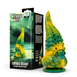 Mythical Mates - Tentacle Delight Green & Yellow - 20 cm