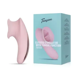 Clitoral Stimulator With Tongue - Pink