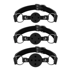 Bedroom Fantasies - Set of 3 Ball Gags - Black