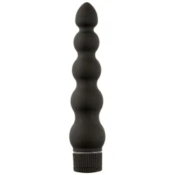Doc Johnson - Black Magic Ribbed Vibe Vibrator - Black