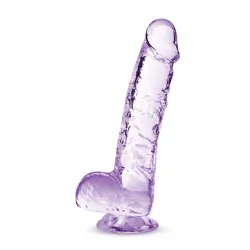 B Yours - Naturally Yours Crystalline Dildo Amethyst
