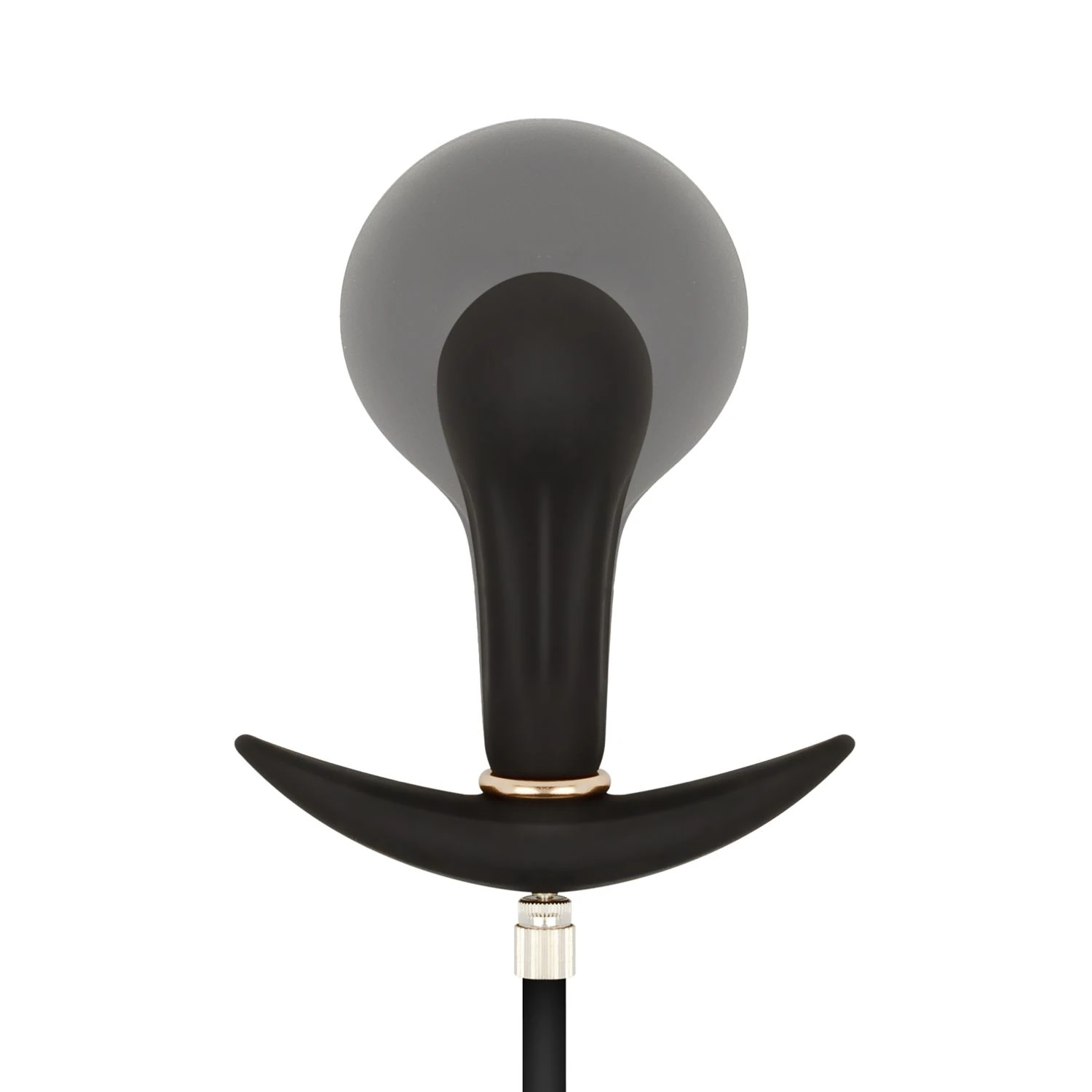 Anal Collection - Inflatable Butt Plug with Pump 8 cm - Black