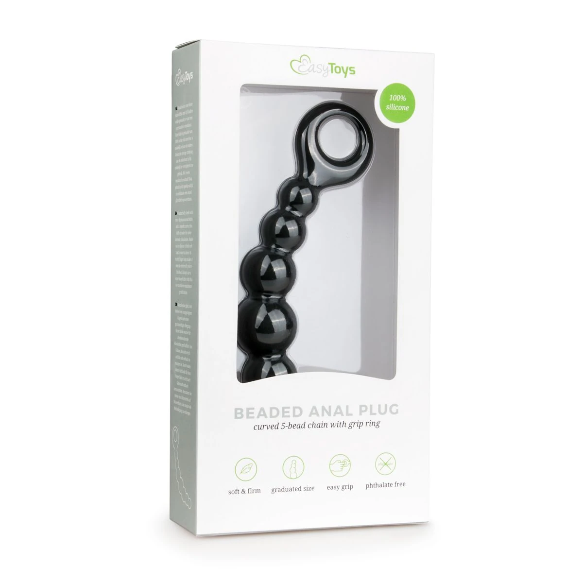 Beaded Anal Plug - 19 cm