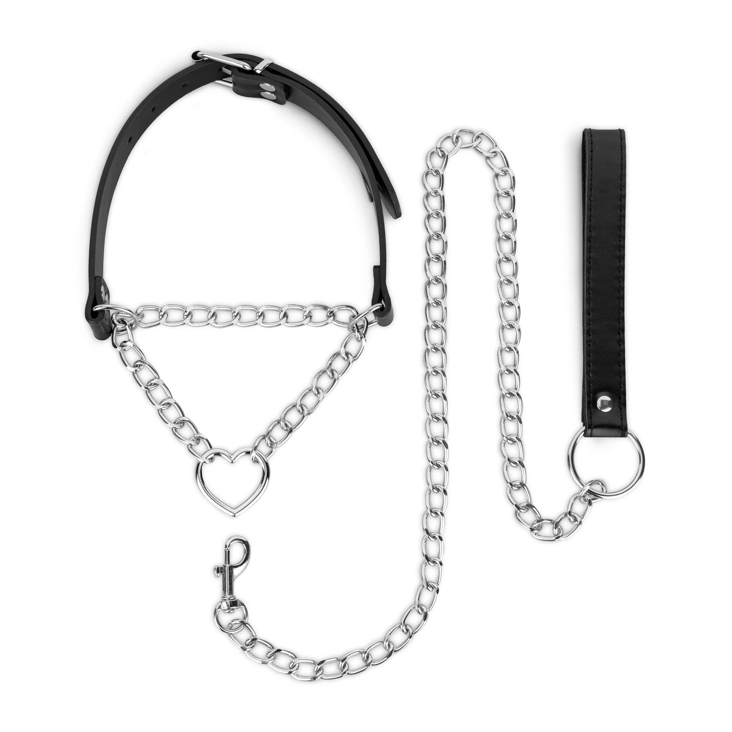 Bedroom Fantasies - Collar with Chain - Silver