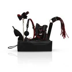 Bedroom Fantasies - Crimson & Ebony - 8 Piece Luxury Set