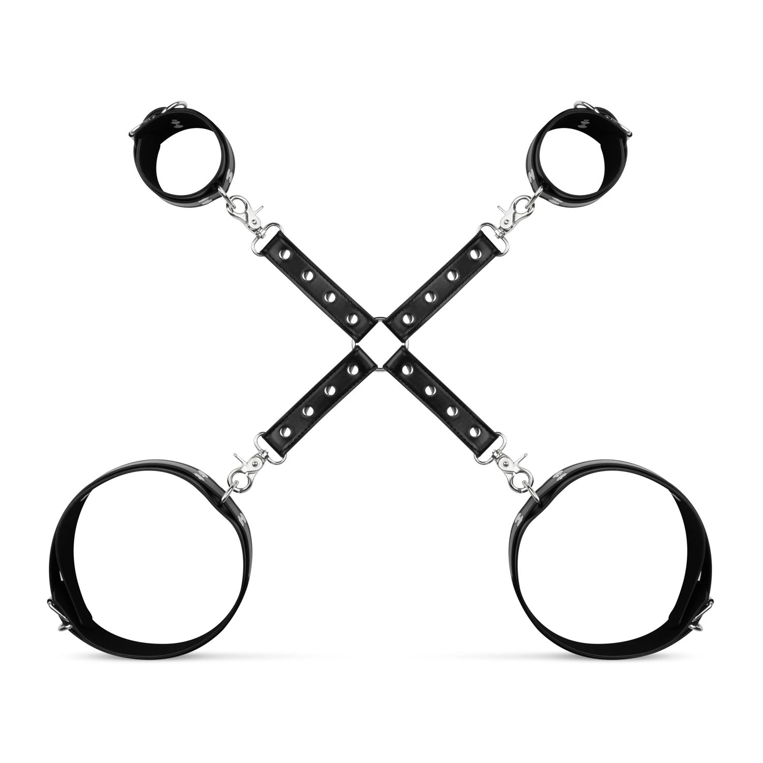 Bedroom Fantasies - Cuffs & Hogtie Set - Black