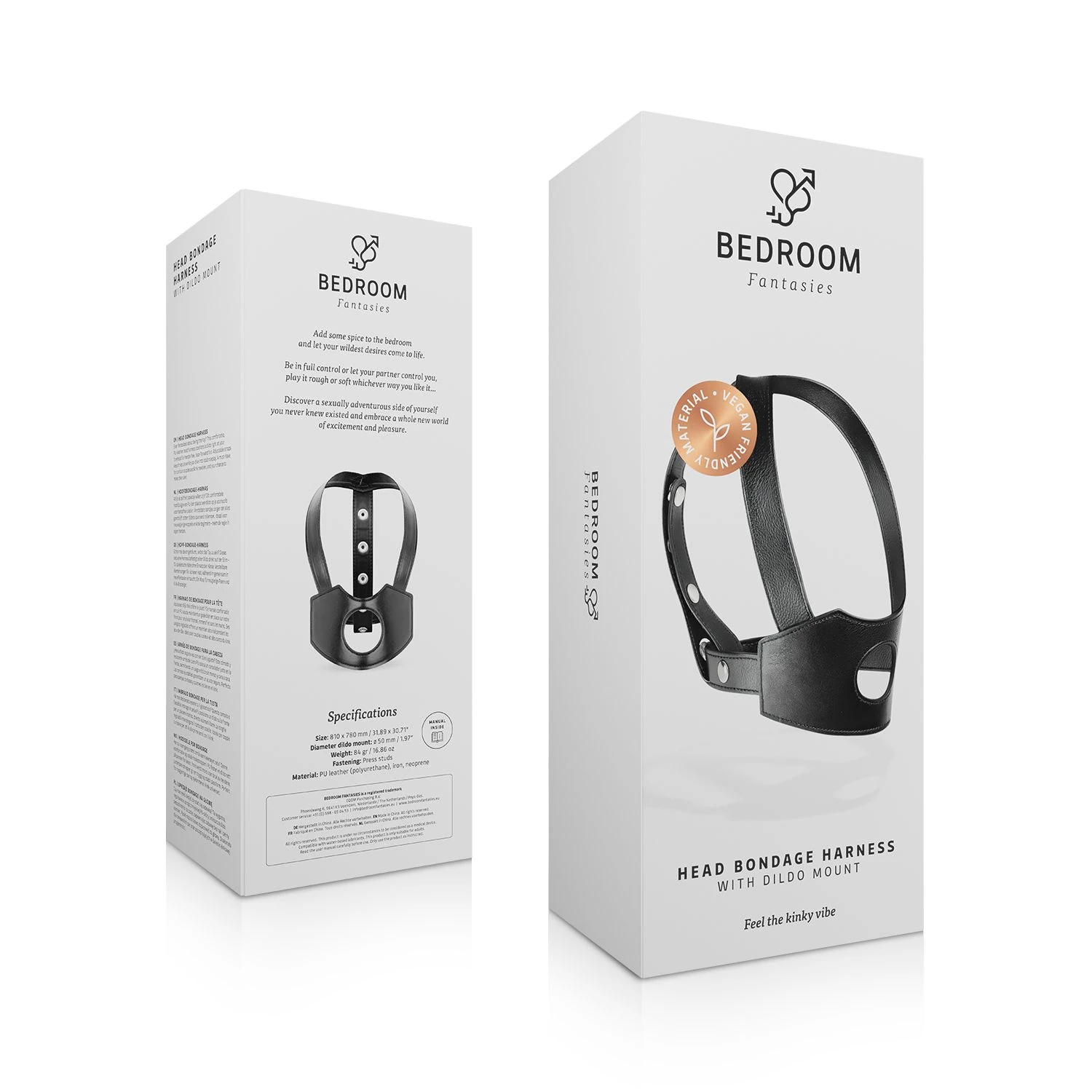 Bedroom Fantasies - Head Strap On - Black