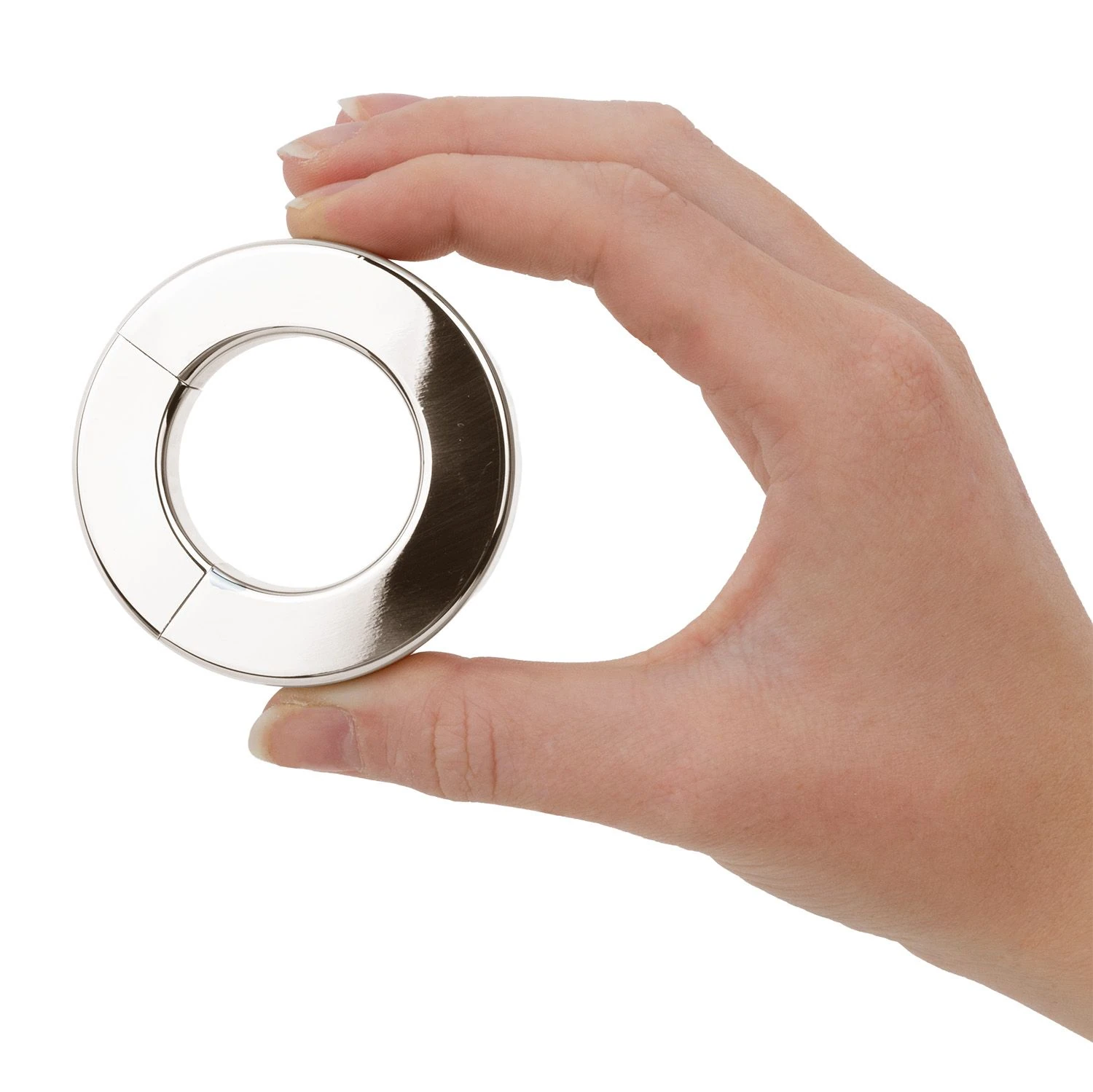 Bedroom Fantasies - Magnetic Cockring - Silver