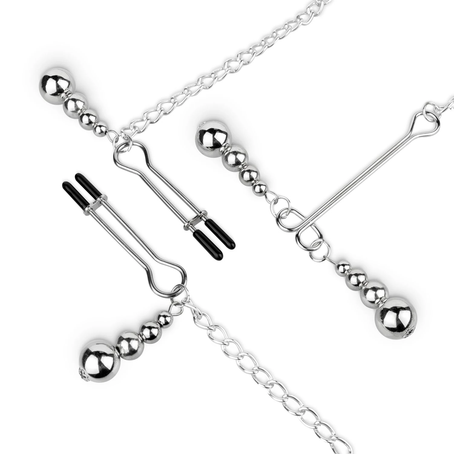 Bedroom Fantasies - Nipple and Clitoris Clamps - Silver
