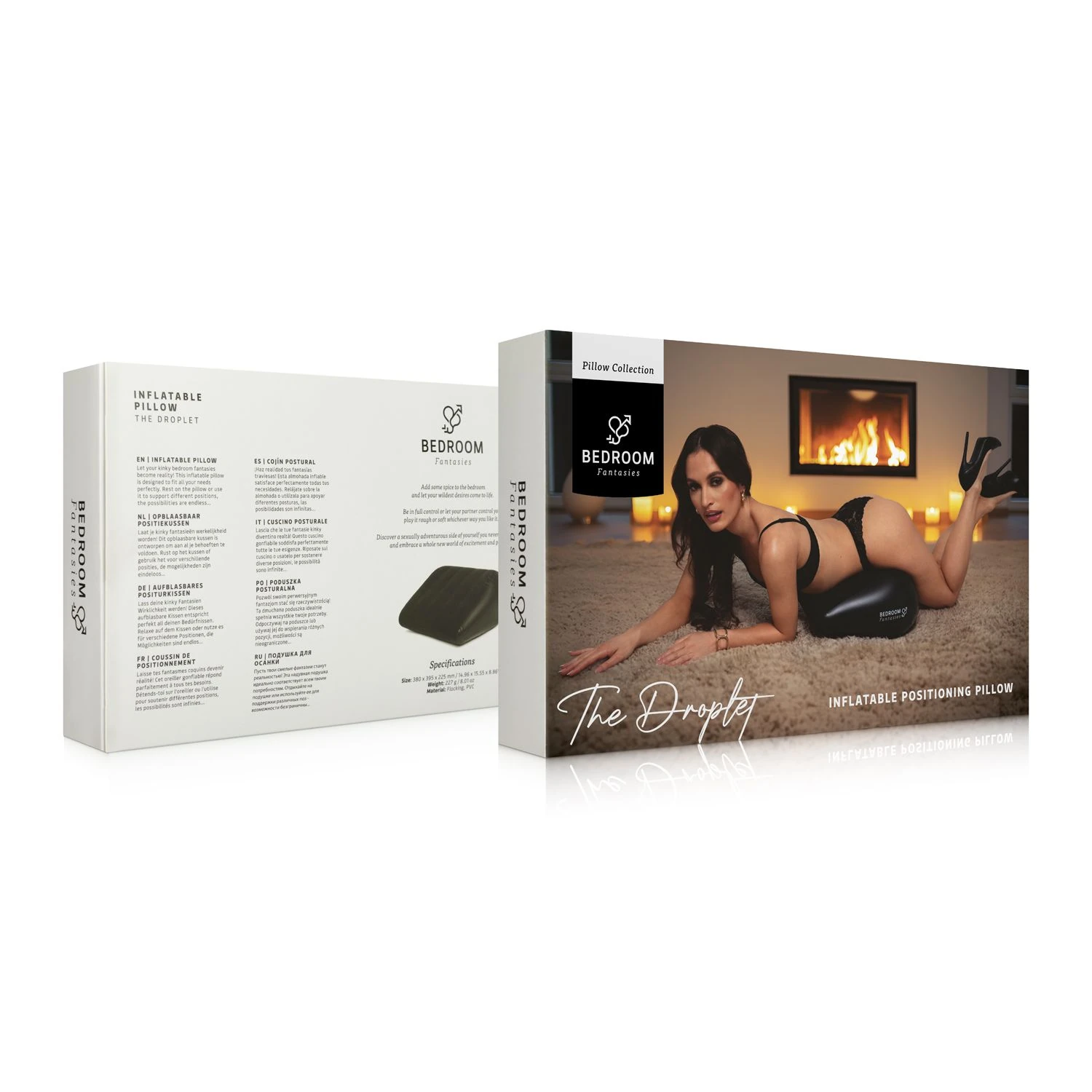 Bedroom Fantasies - The Droplet Inflatable Pillow - Black