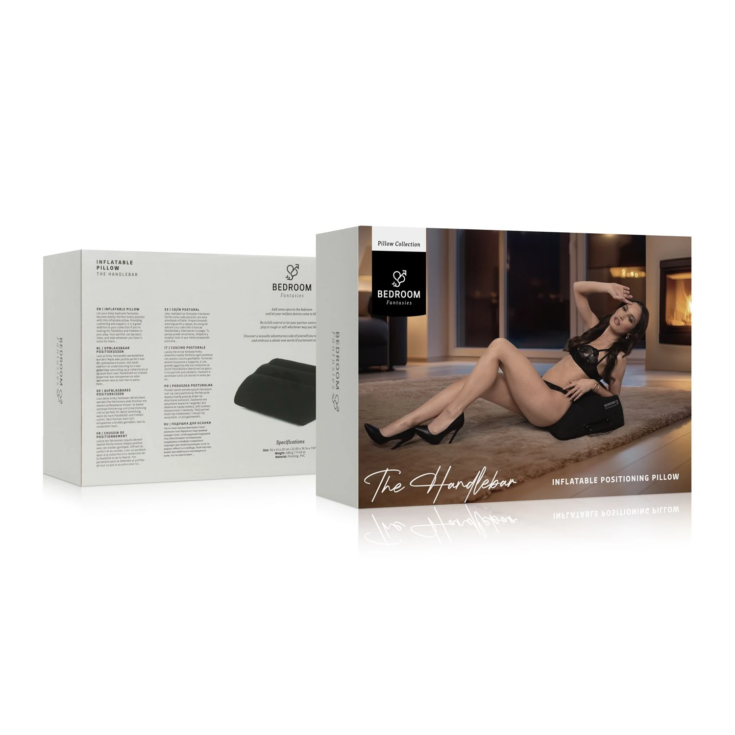 Bedroom Fantasies - The Handlebar Inflatable Pillow - Black