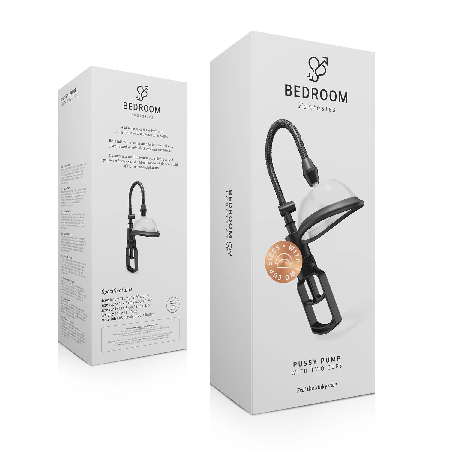 Bedroom Fantasies - Vagina Pump - 2 Cups
