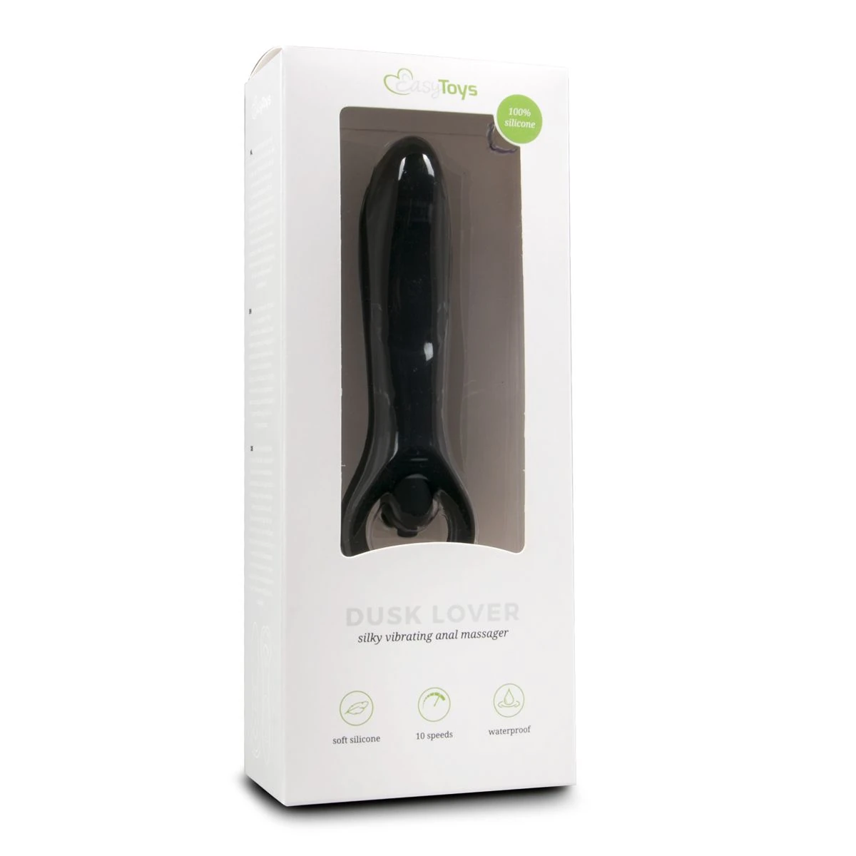 Black Anal Vibrator - 15,5 cm