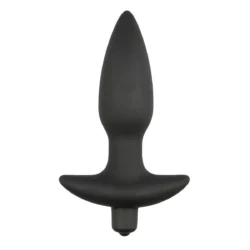 Black Silicone Perineum Tickler - 14,5 cm