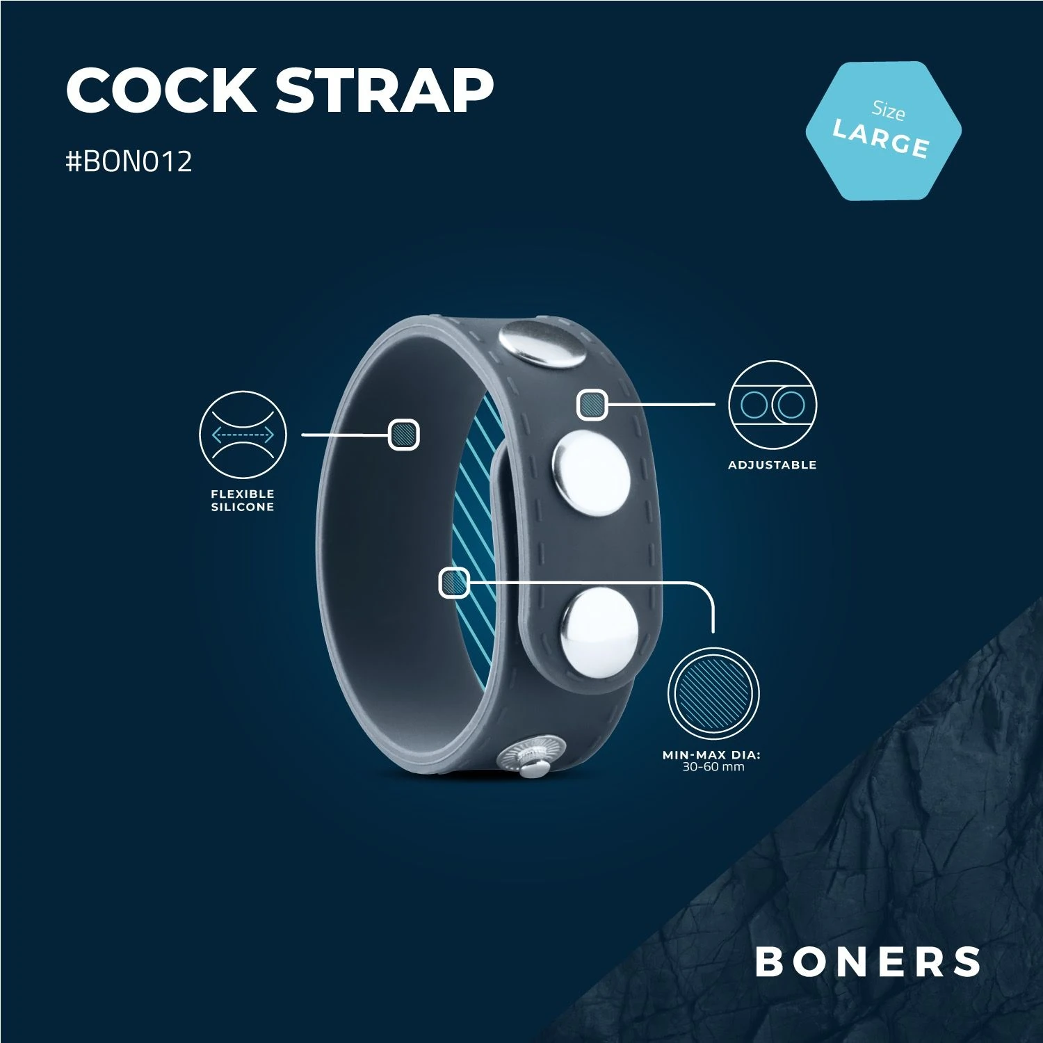 Boner Cock Strap - L