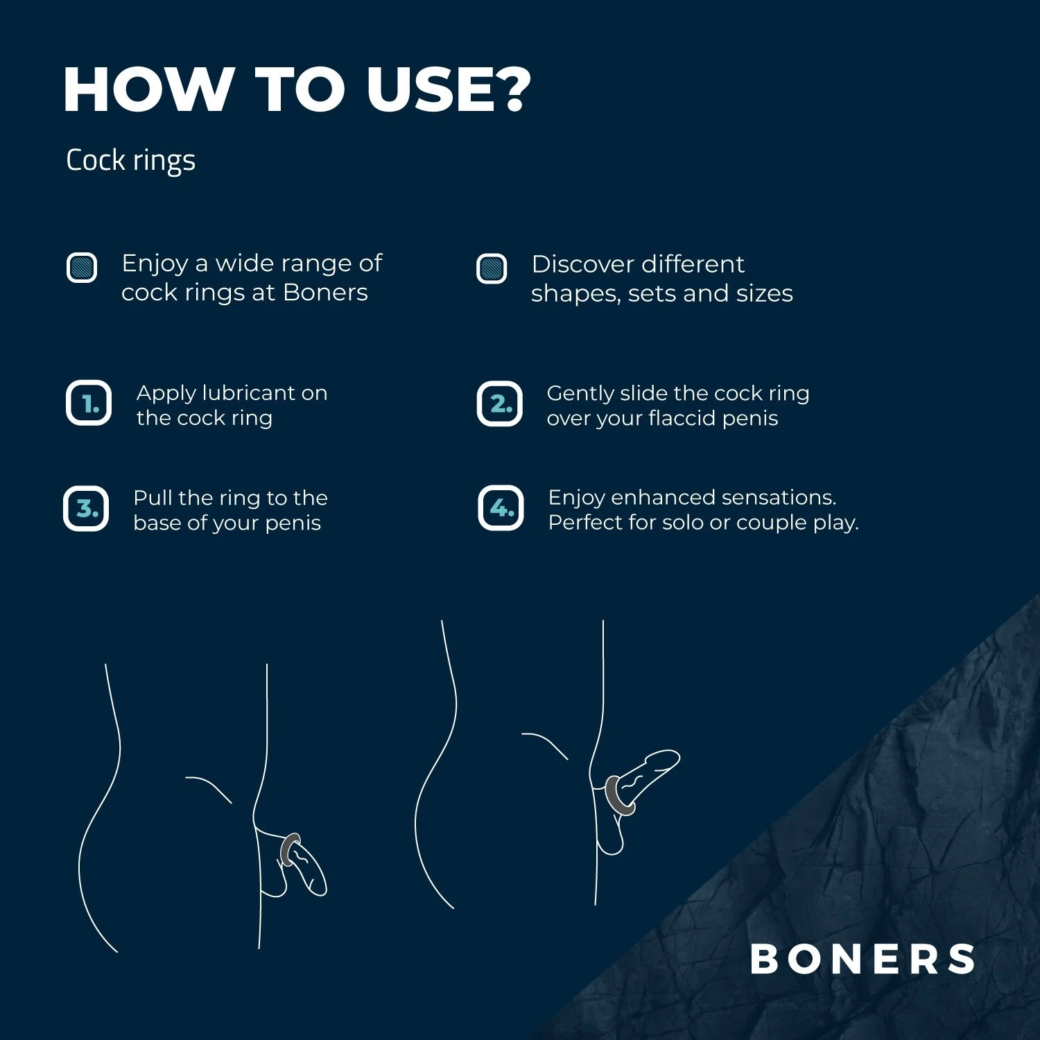 Boners Double Design Cock Ring