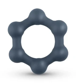 Boners Hexagon Cockring With Steel Balls