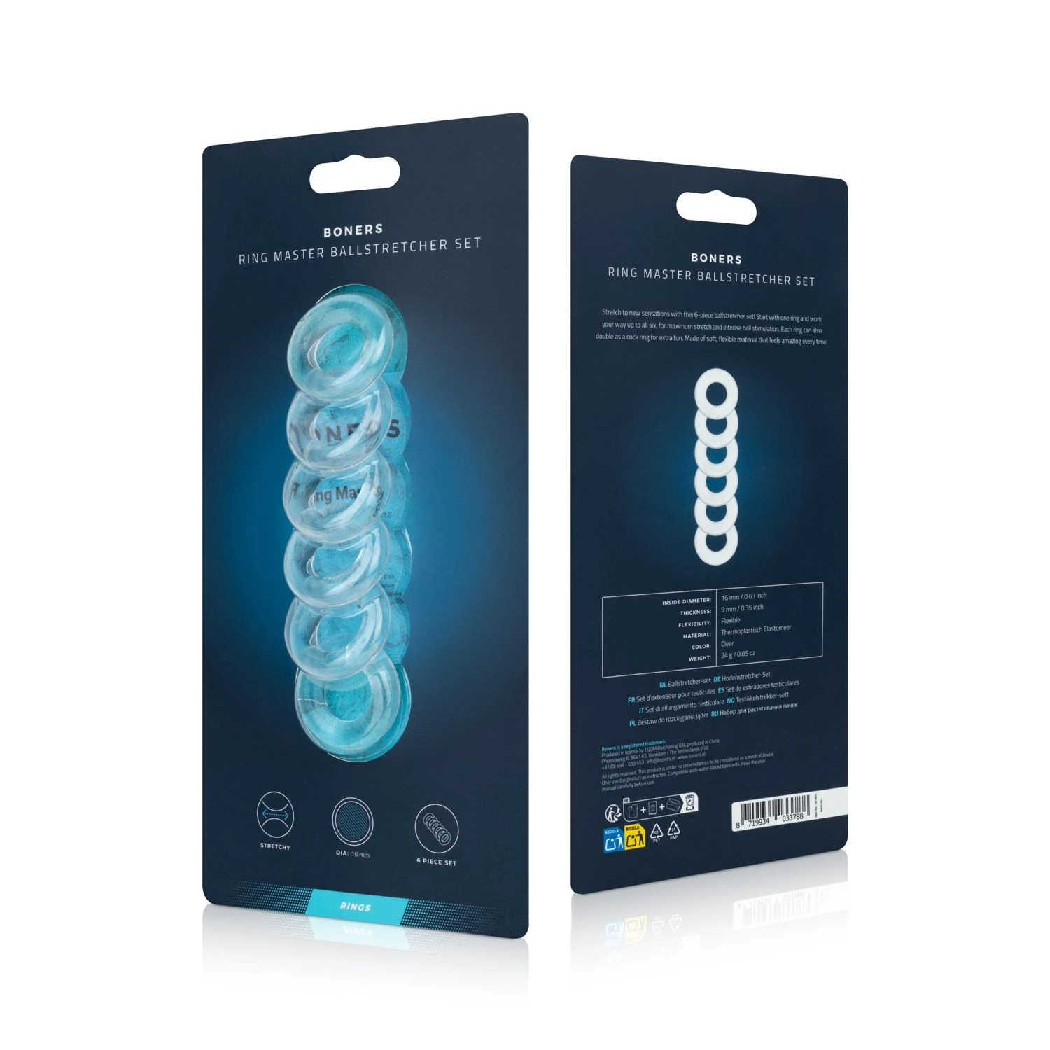 Boners - Ring Master Ballstretcher Set 6 pcs