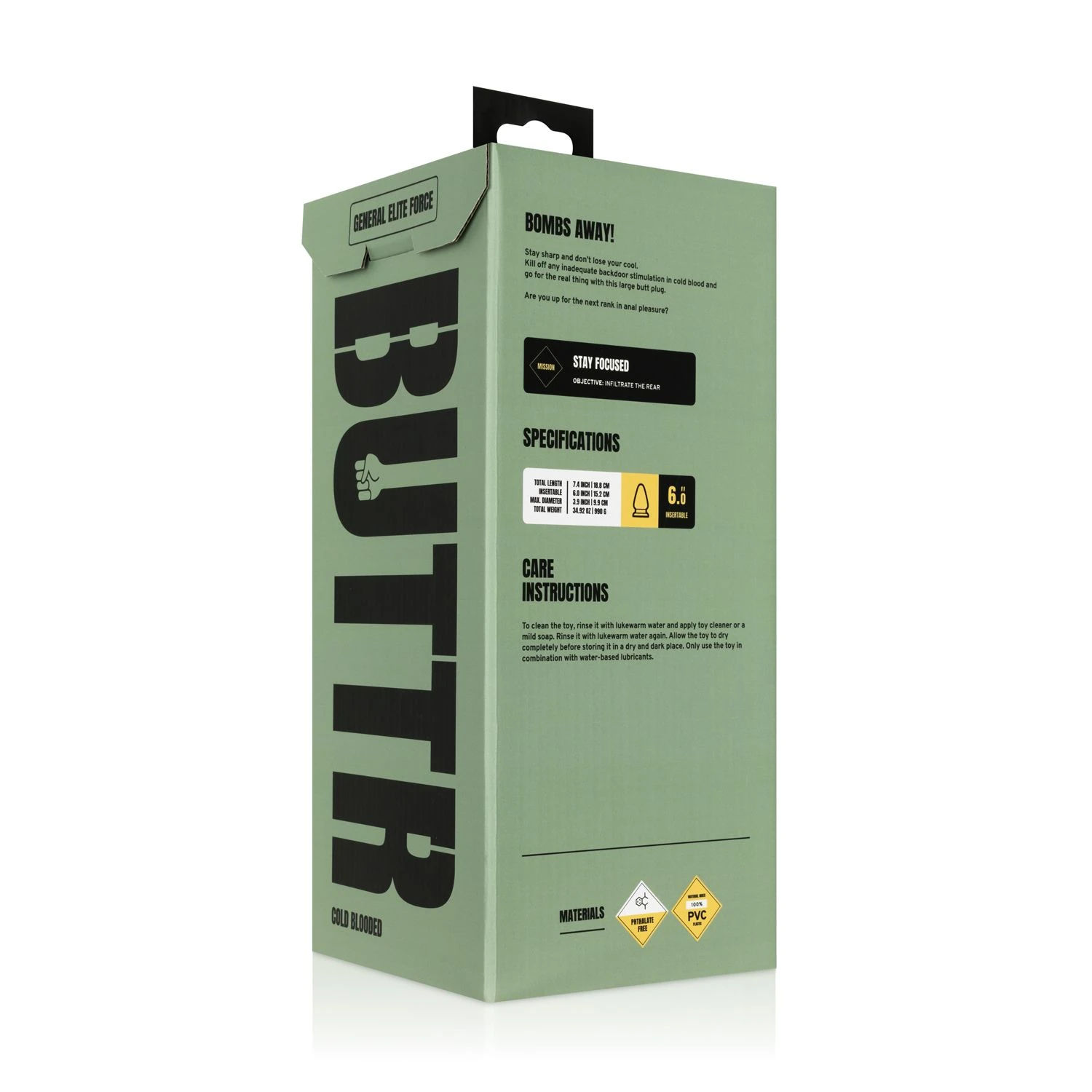 BUTTR - Cold Blooded Scaled Buttplug