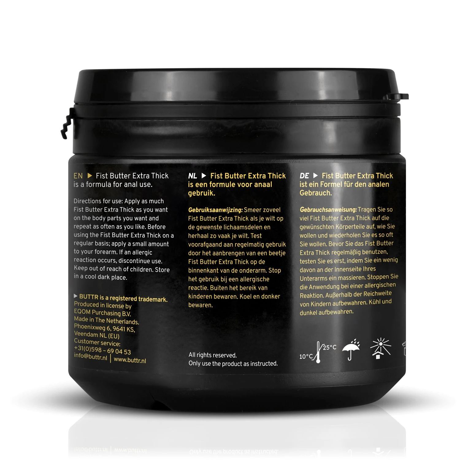 BUTTR - Fisting Balm Extra Thick - 500 ml