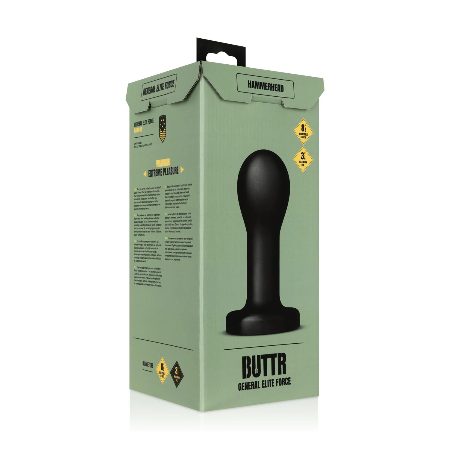 BUTTR - Hammerhead Buttplug