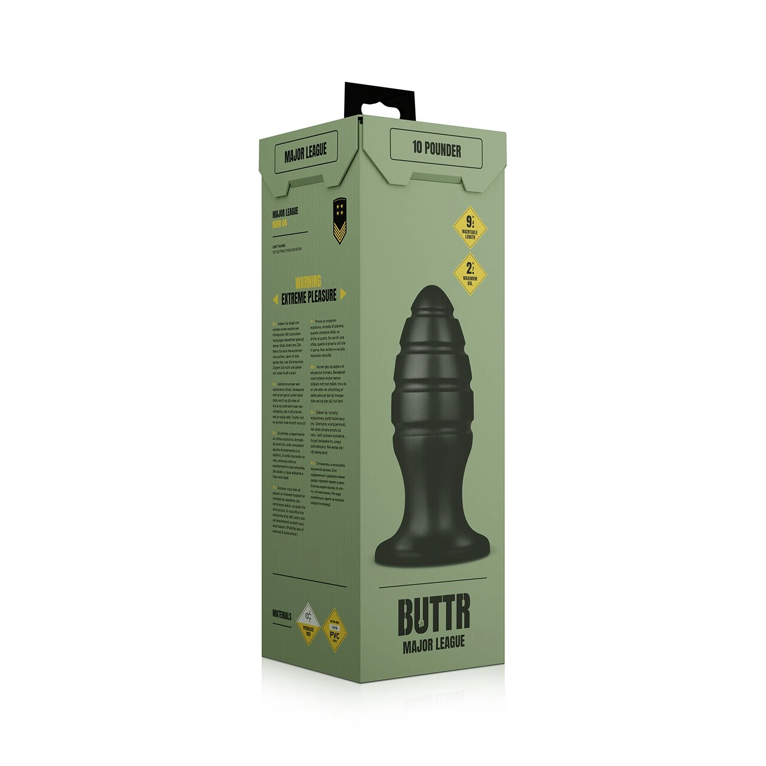 BUTTR - Huge Explosive Aftershock I Butt Plug - 23 cm
