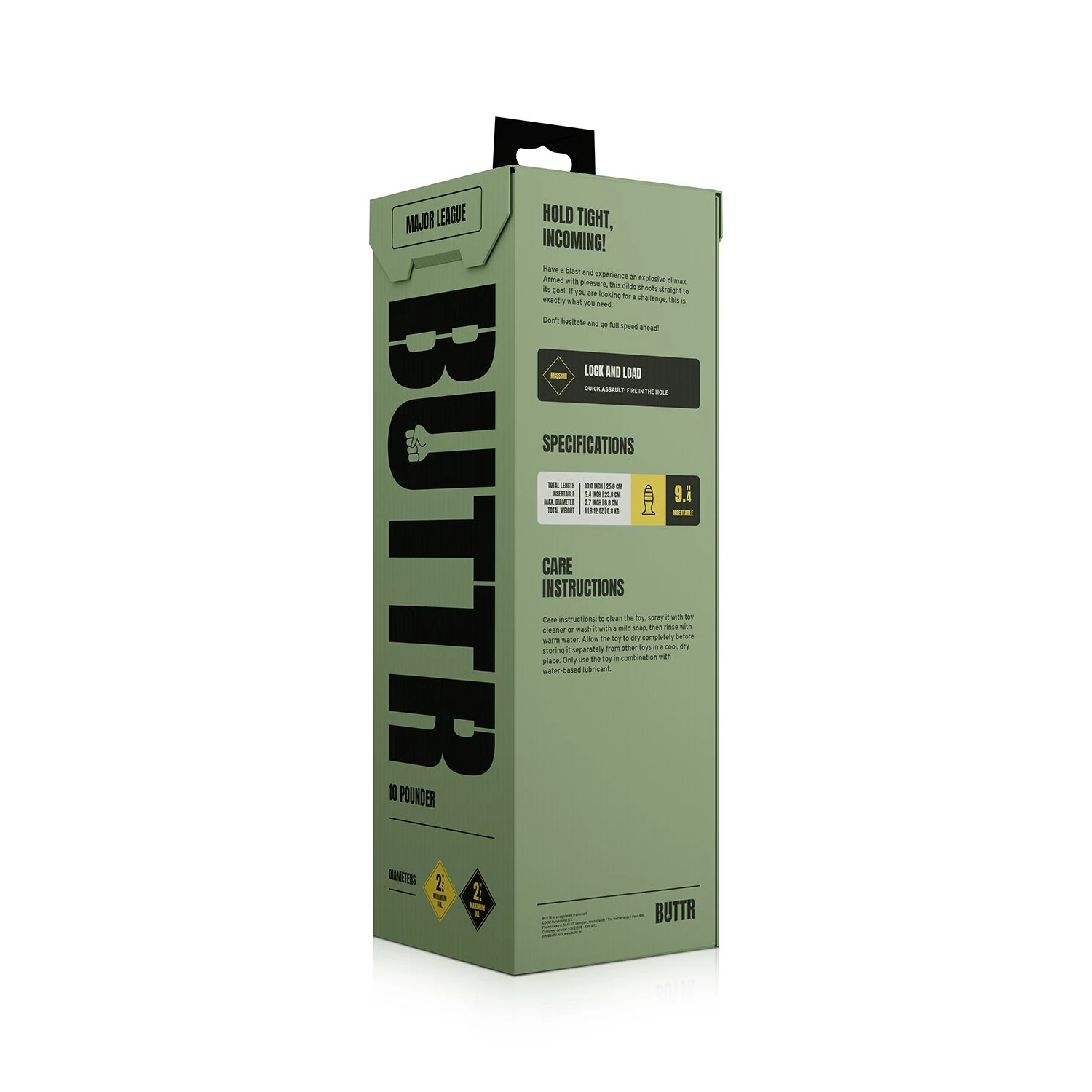 BUTTR - Huge Explosive Aftershock I Butt Plug - 23 cm