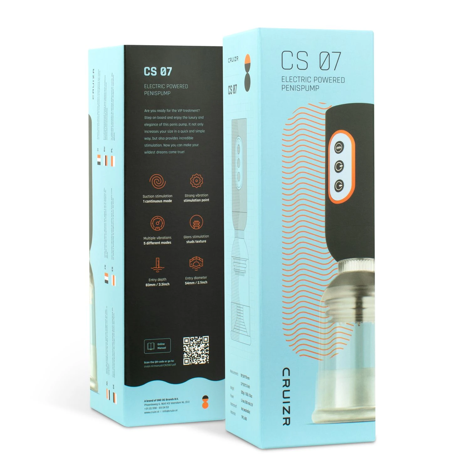 CRUIZR - CS07 Luxury Vibrating Penis pump