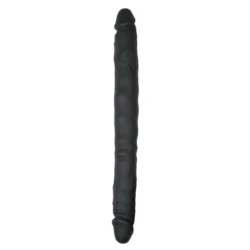 Double Ended Dildo Black - 40 cm