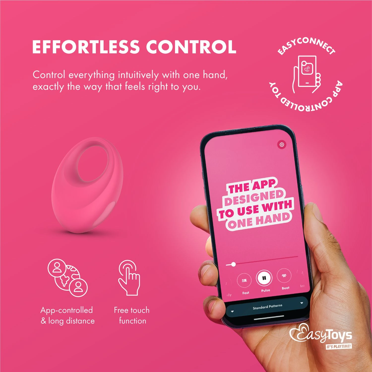 EasyConnect - Vibrating Cockring Leo app-controlled