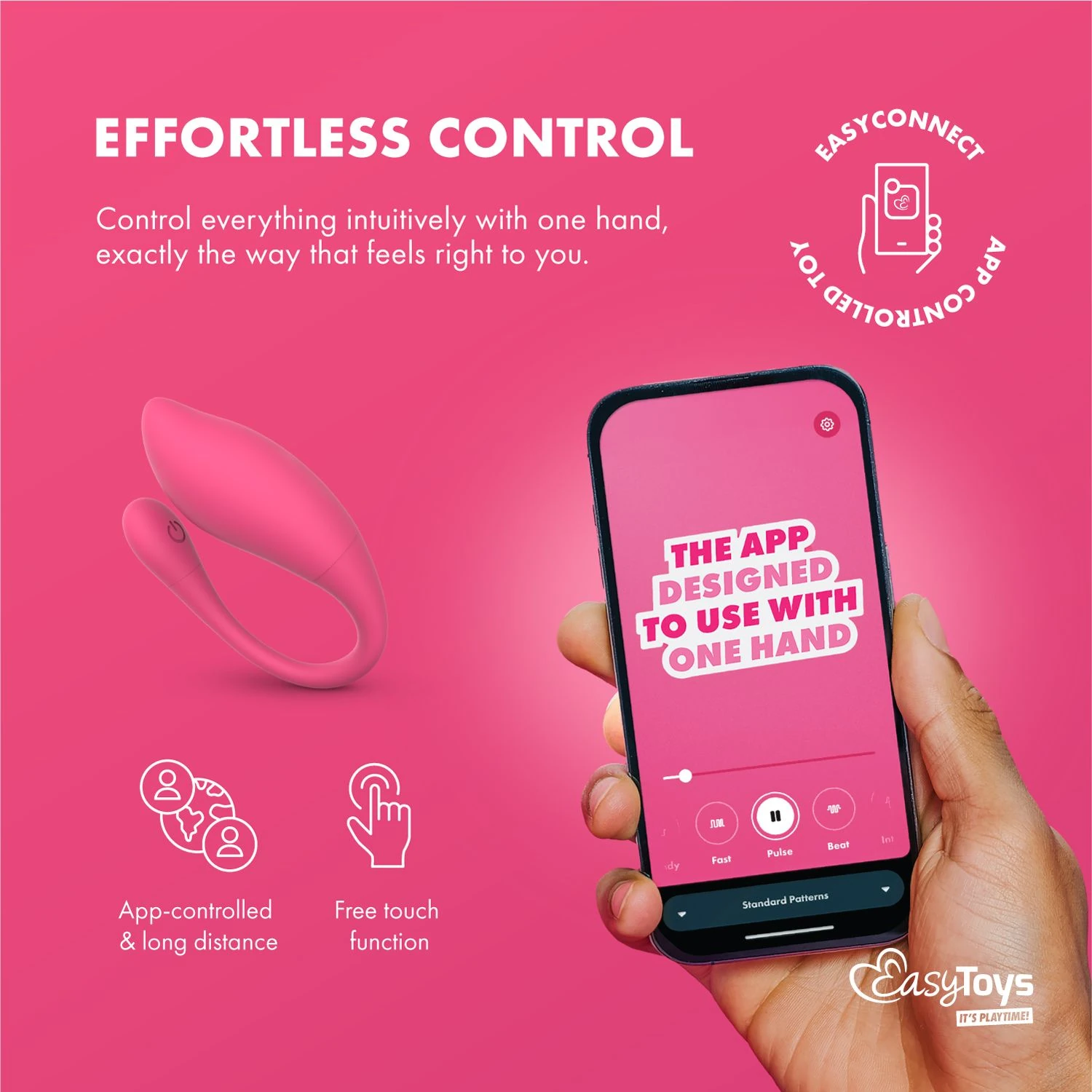 EasyConnect - Vibrating Egg Aria app-controlled