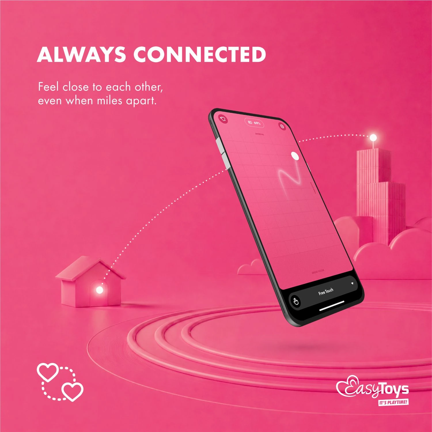 EasyConnect - Vibrating Egg Aria app-controlled