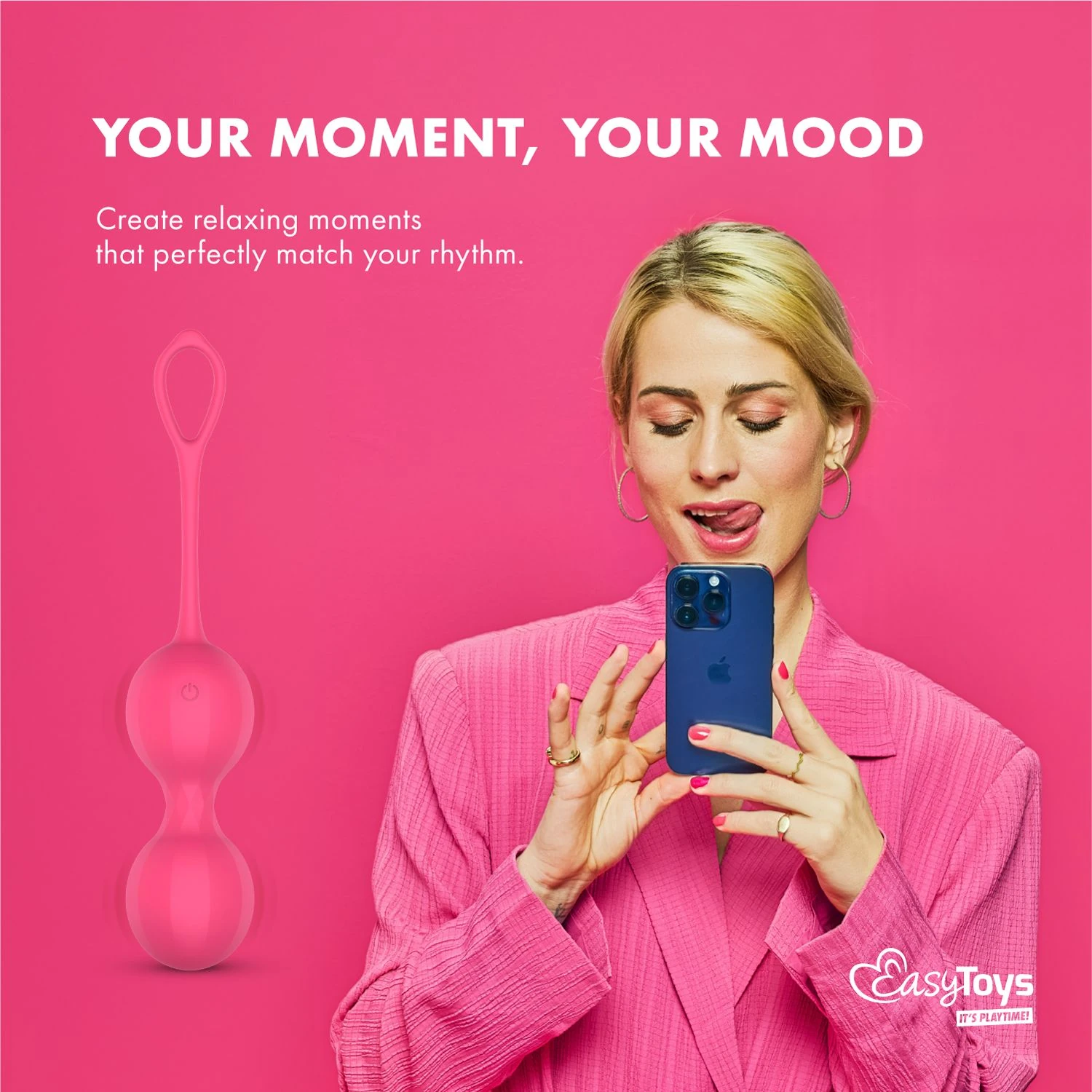 EasyConnect - Vibrating Kegel Balls Stella app-controlled